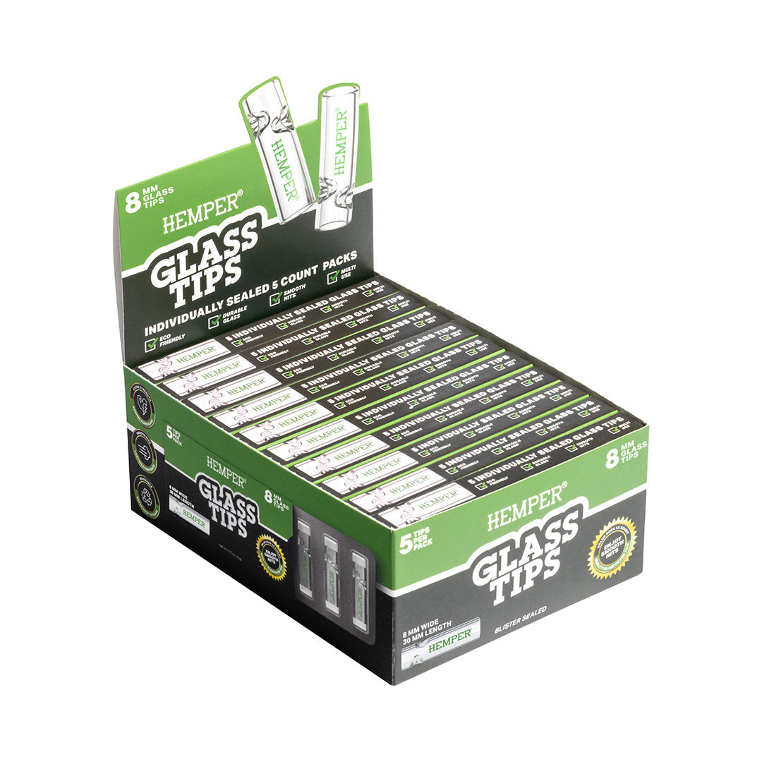 Glass Filter Tips 8mm | Display