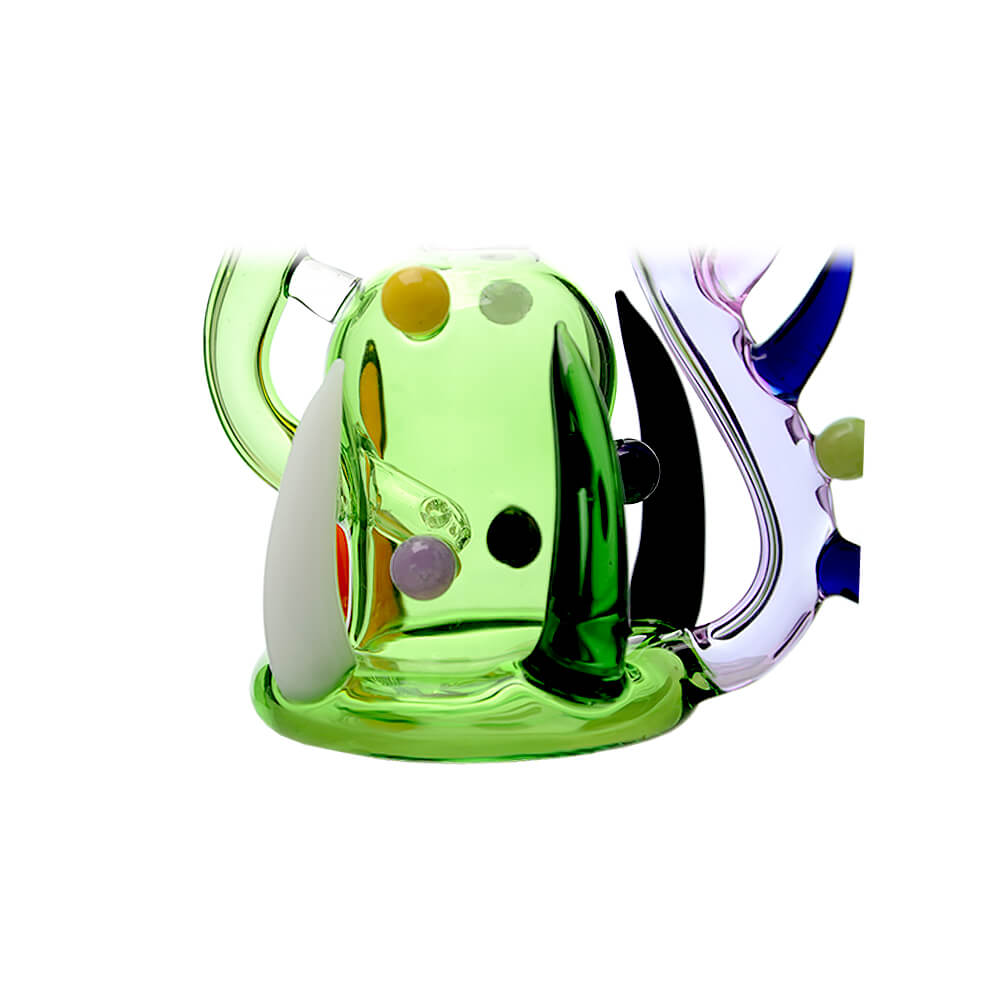 Calibear Monster Alien 8" Incycler Dab Rig w/ Encased Opal