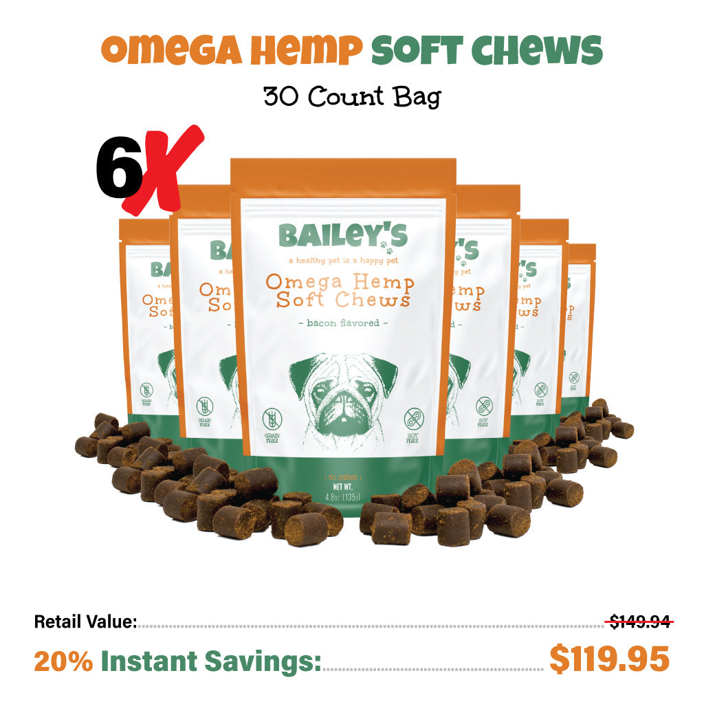 Bacon Flavored Omega Hemp CBD Soft Chews