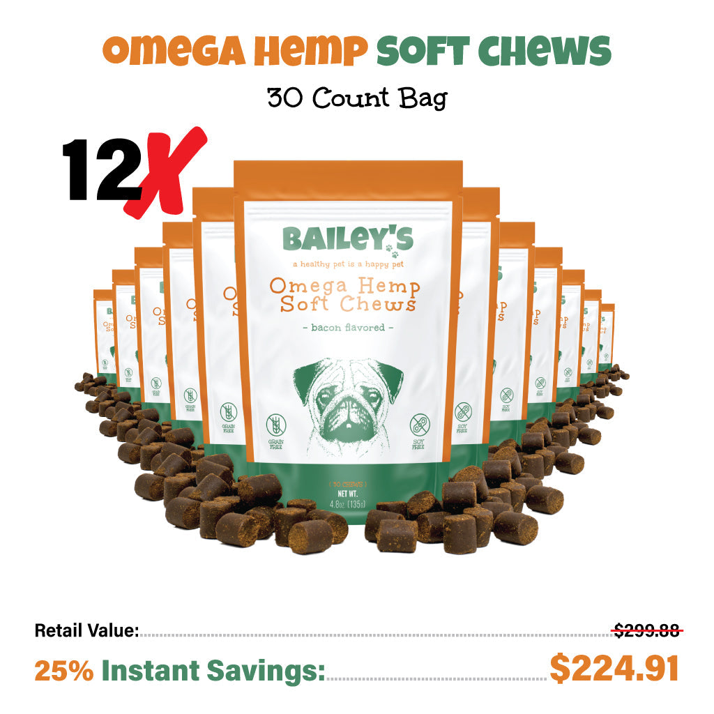 Bacon Flavored Omega Hemp CBD Soft Chews