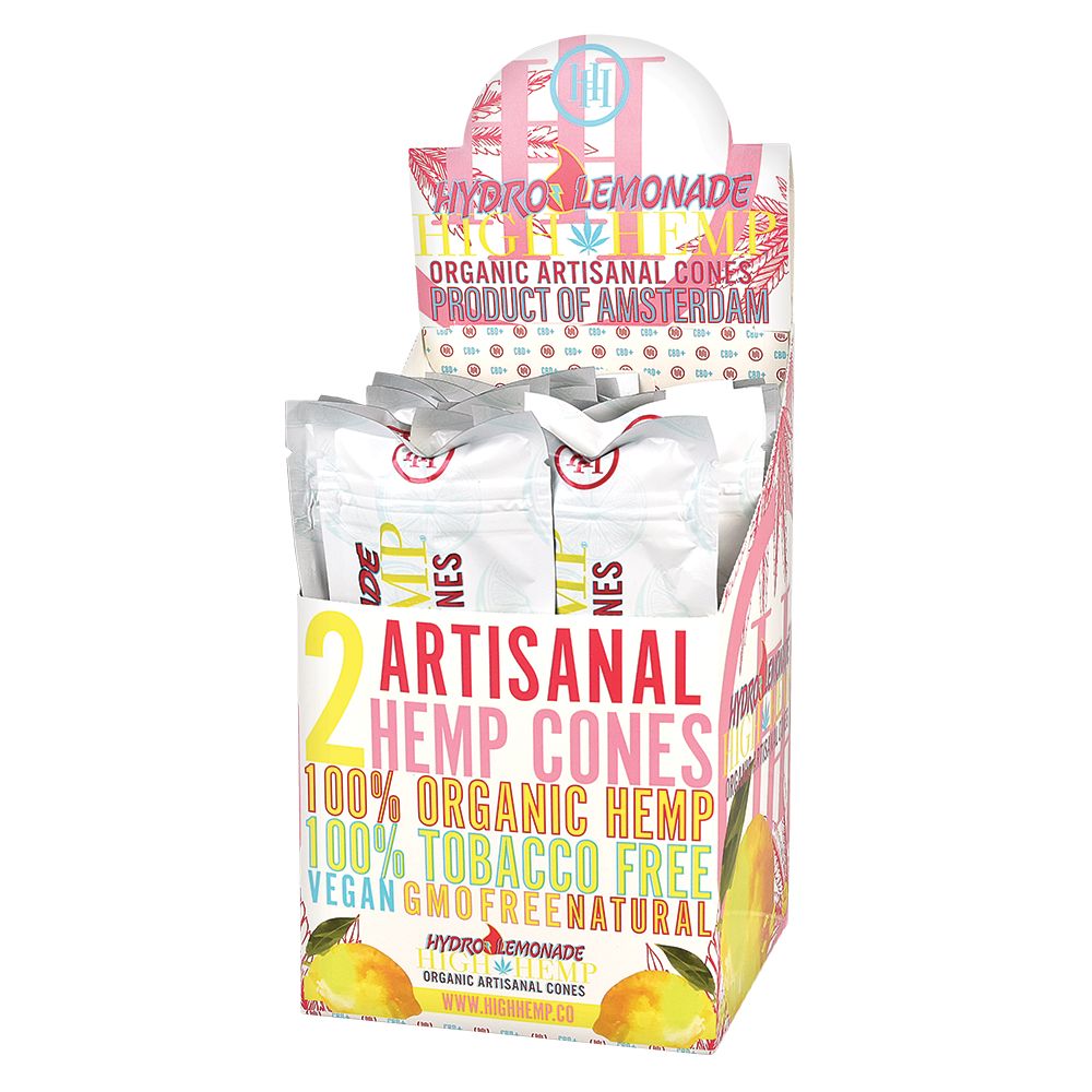 High Hemp Organic Artisanal Cones | 2pc | 15pk Display