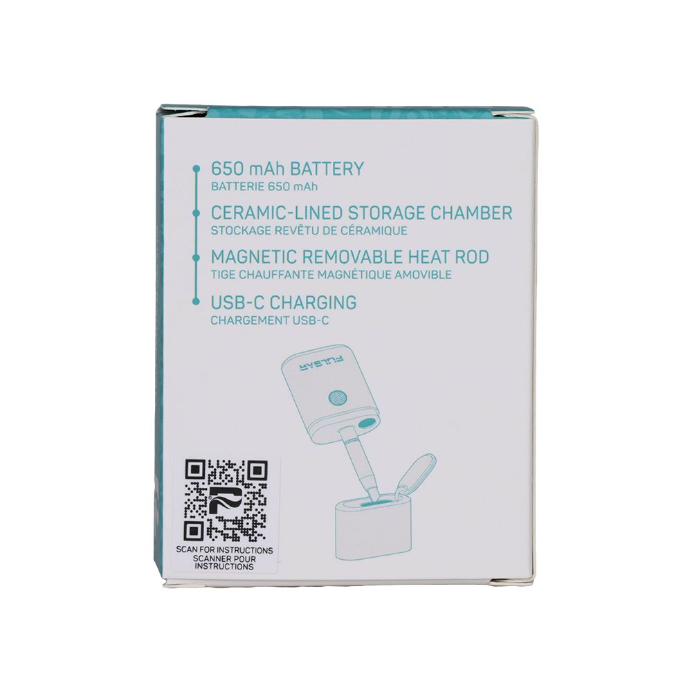 Pulsar Hot Knife Box 2-in-1 Electric Loading Tool & Dab Container | Black | 650mAh | 8pc Display