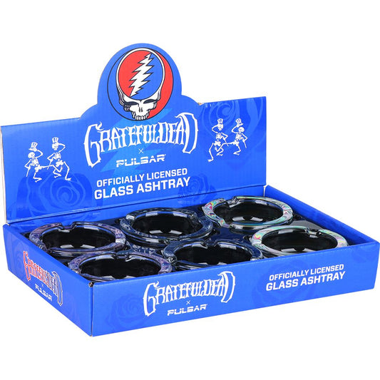 Grateful Dead x Pulsar V2 Licensed Glass Ashtray - 3.5" / 6ct