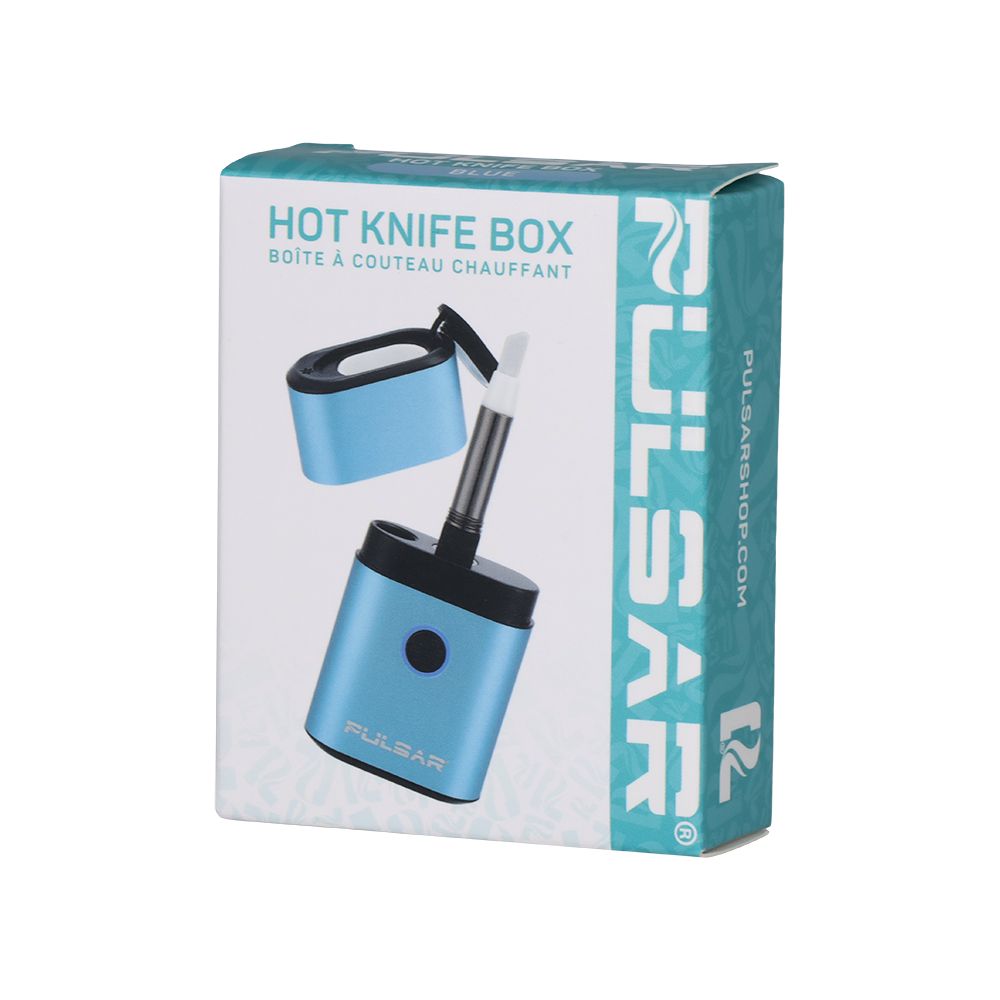 Pulsar Hot Knife Box 2-in-1 Electric Loading Tool & Dab Container | Black | 650mAh | 8pc Display