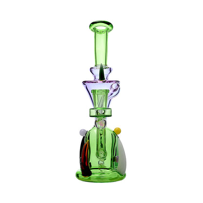 Calibear Monster Alien 8" Incycler Dab Rig w/ Encased Opal