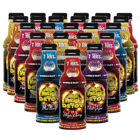 24PC Starter Kit - High Voltage Detox Liquid - 16oz/Assorted