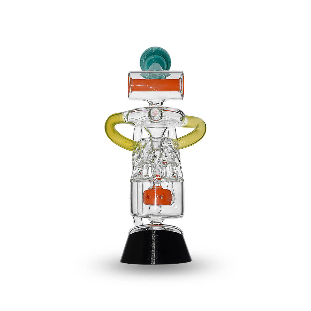 Multi Chamber Recycler Glass Attachment for Puffco Peak OG & Pro | Calibear