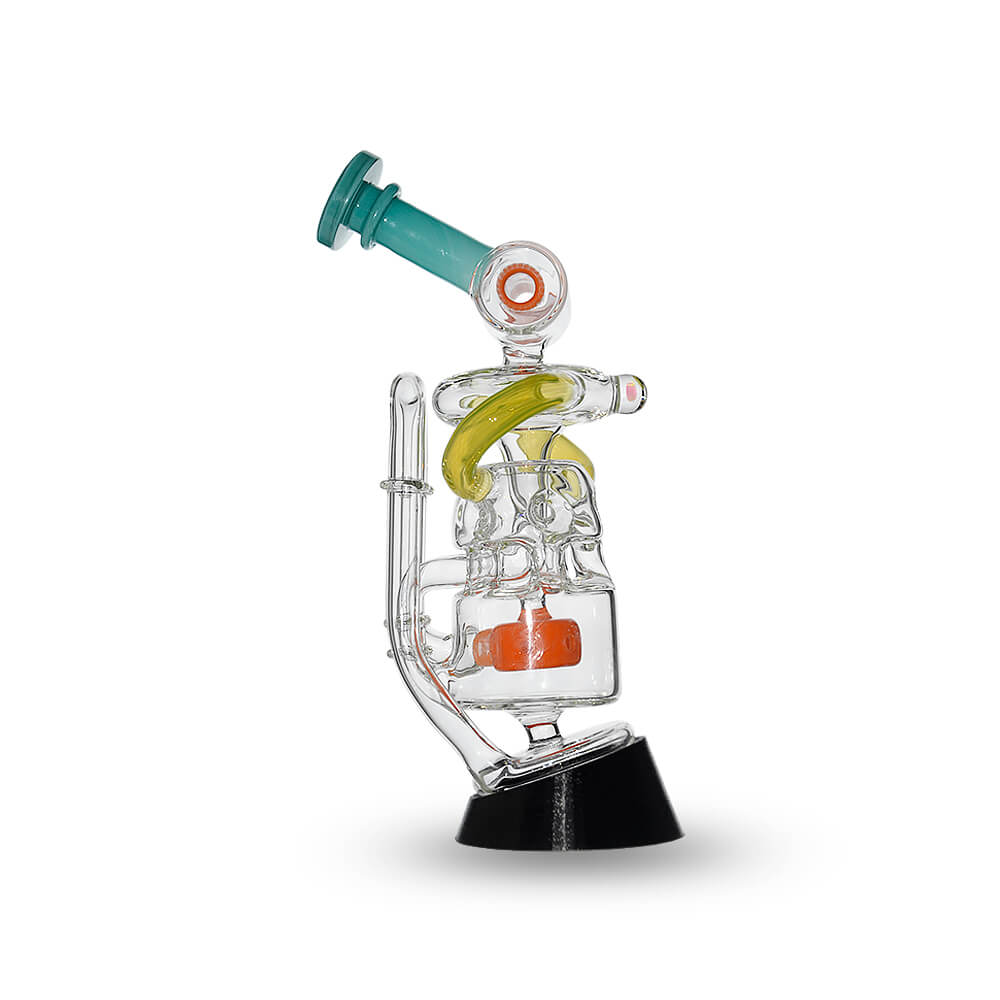 Multi Chamber Recycler Glass Attachment for Puffco Peak OG & Pro | Calibear