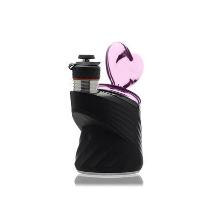 Pink Heart Dry Puffco Peak Glass Attachment | Calibear