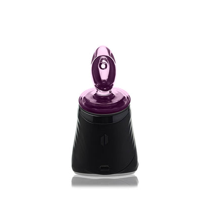 Pink Heart Dry Puffco Peak Glass Attachment | Calibear