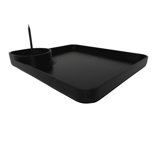 Debowler Ashtray & Rolling Tray Combo - Black