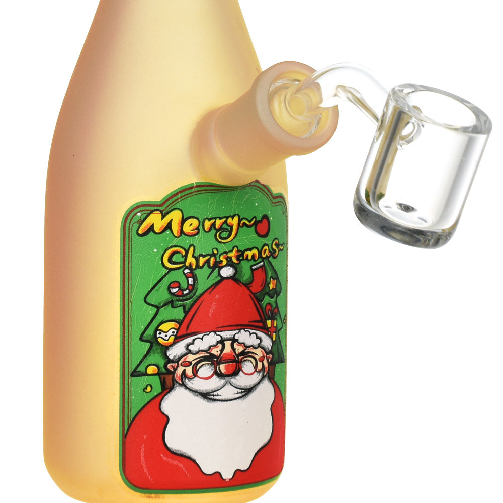 Christmas Spirits Bottle Glass Rig - 7.25" / 14mm F