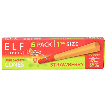 ELF Unbleached Flavor Pop Pre-Rolled Cones | 1 1/4 | 6pc | 20pk