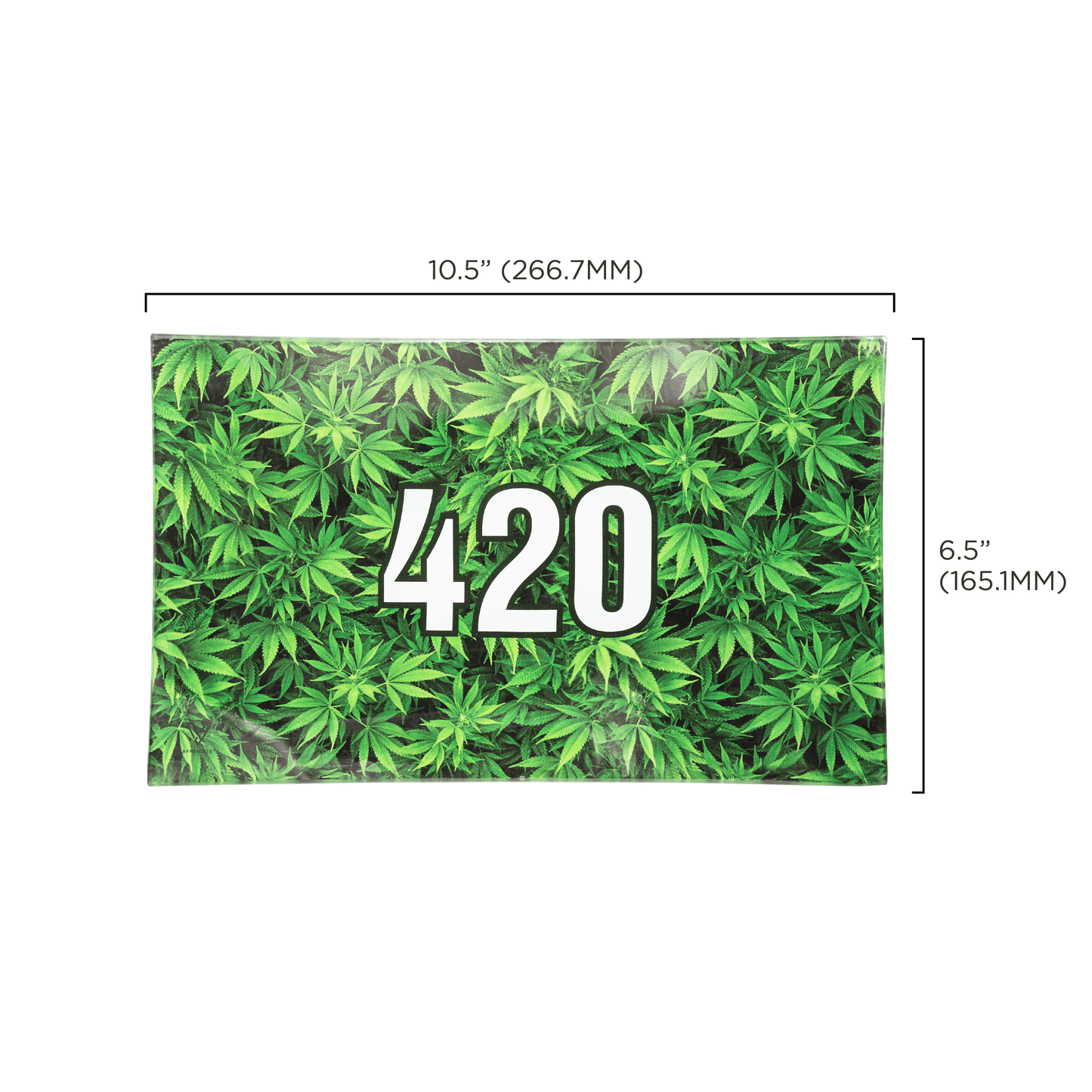 420 Green Glass Rollin'  Tray