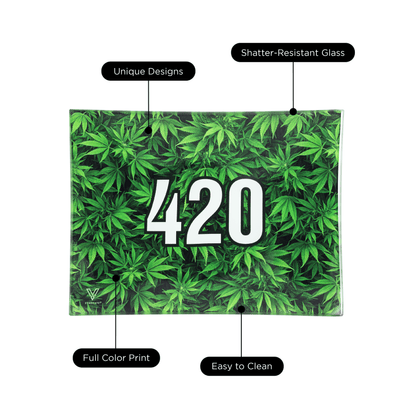 420 Green Glass Rollin'  Tray