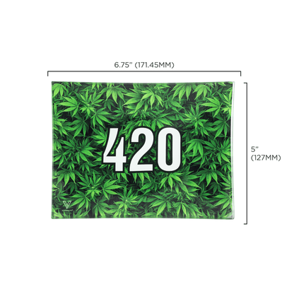 420 Green Glass Rollin'  Tray