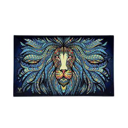 Tribal Lion Glass Rollin' Tray