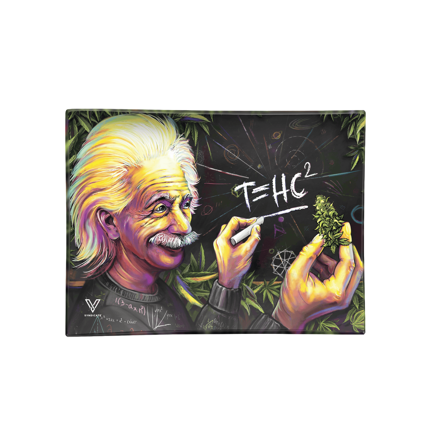 T=HC2 Higher Education Glass Rollin' Tray